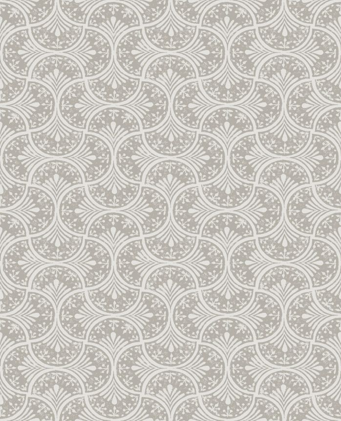 Gray-white non-woven geometric pattern wallpaper, 120637, Retreat, Graham&Brown Premium