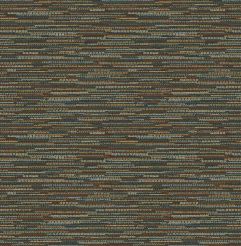 Green non-woven wallpaper, fabric imitation, 120658, Retreat, Graham&Brown Premium