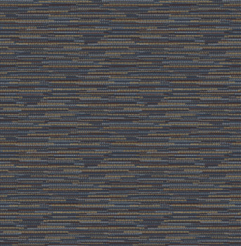 Blue non-woven wallpaper, fabric imitation, 120659, Retreat, Graham&Brown Premium