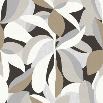 Non-woven wallpaper, colored leaves, 30101, Energie, Cristiana Masi by Parato