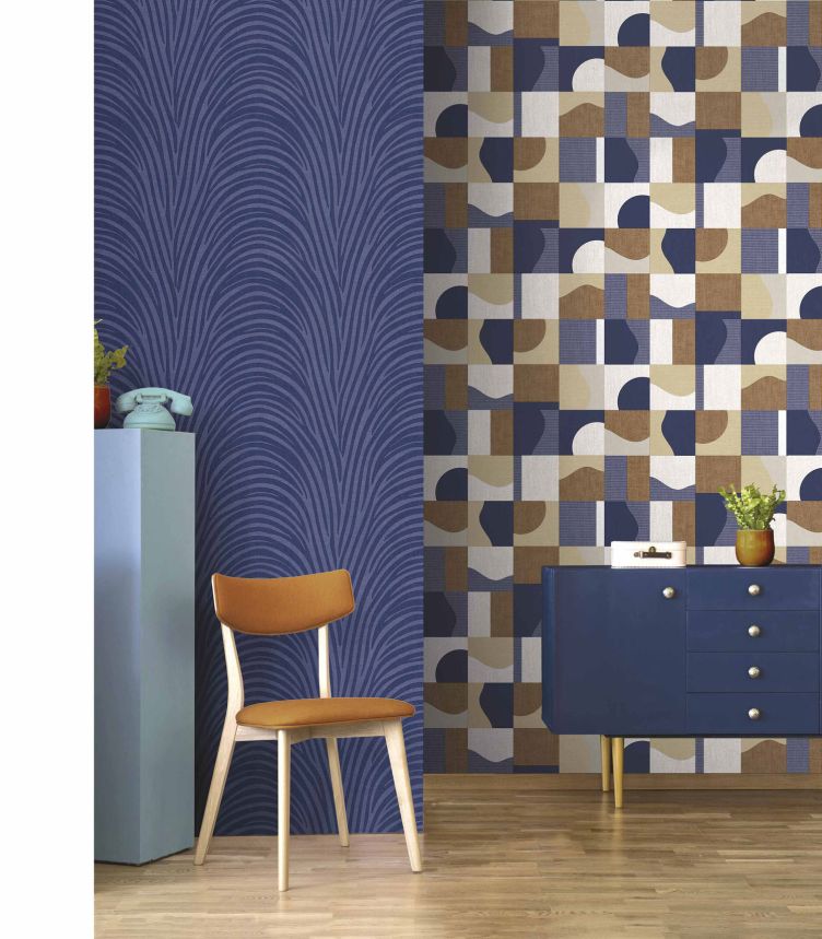 Non-woven wallpaper, geometric pattern, 30126, Energie, Cristiana Masi by Parato