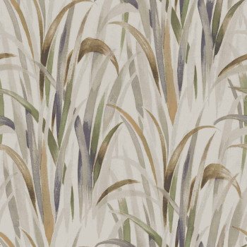 Beige wallpaper, leaves of grass, 26403, Thai, Cristiana Masi by Parato