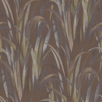 Brown wallpaper, grass leaves,  26409, Thai, Cristiana Masi by Parato