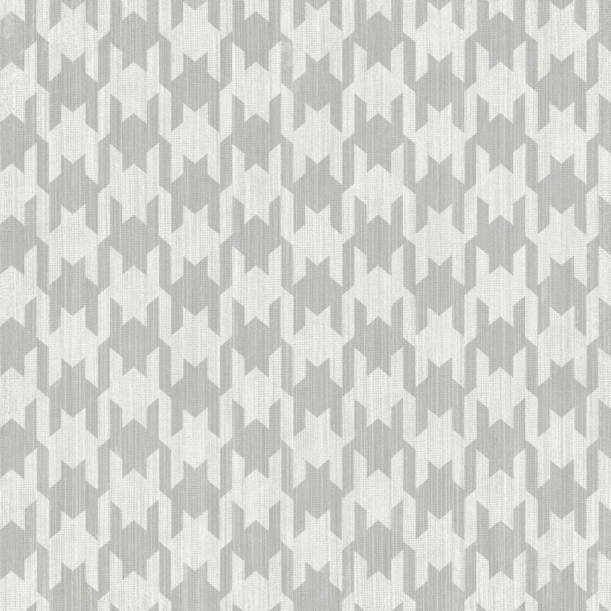 Gray wallpaper, rooster footprint, 26441, Thai, Cristiana Masi by Parato