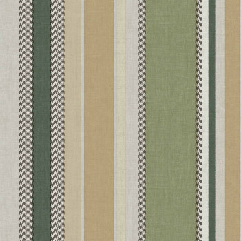 Non-woven wallpaper with colorful stripes, 26455, Thai, Cristiana Masi by Parato