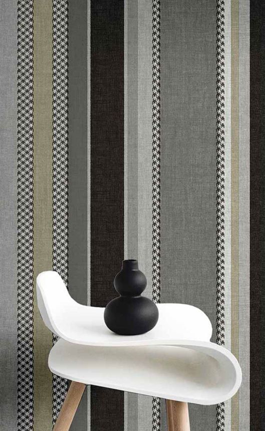 Non-woven wallpaper with colorful stripes, 26459, Thai, Cristiana Masi by Parato