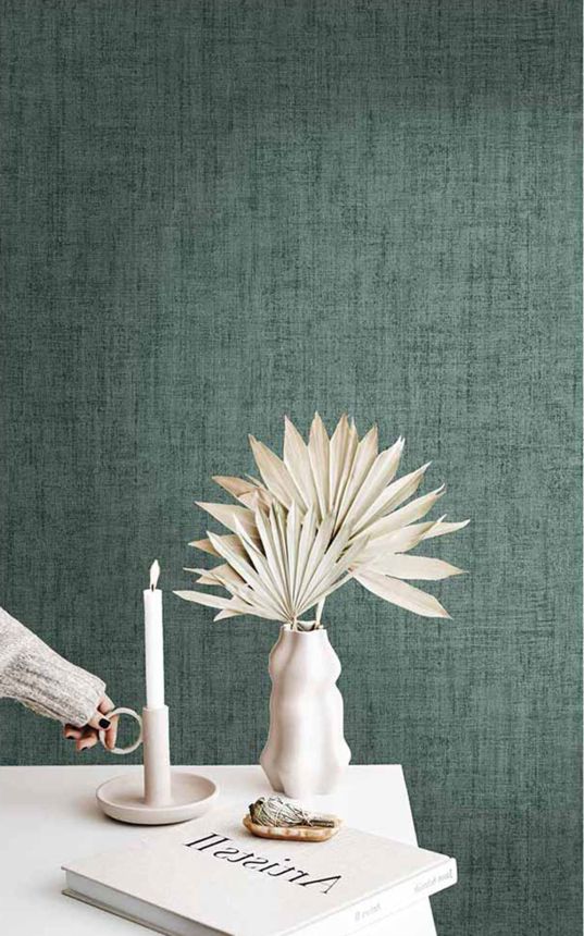 Light green non-woven wallpaper, fabric imitation, 26475, Thai, Cristiana Masi by Parato