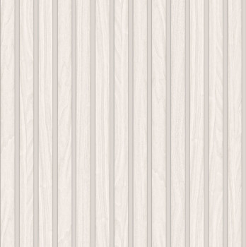 Luxury cream wallpaper, imitation of wood, wooden planks, Z77545, Savana, Zambaiti Parati