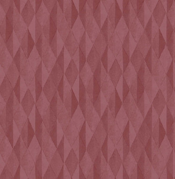 Wine red geometric pattern wallpaper, 333543, Festival, Eijffinger