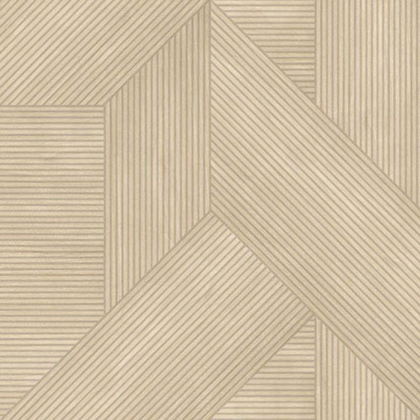 Gray-beige geometric non-woven wallpaper, RE25180, Reflect, Decoprint