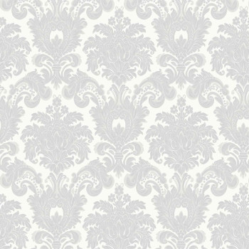 Gray-cream non-woven baroque wallpaper, 33321, Tradizioni, Cristiana Masi by Parato