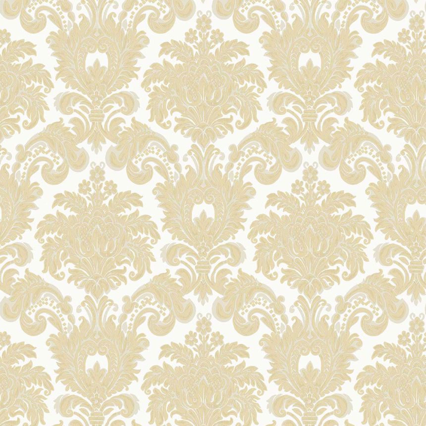 Gold-beige non-woven baroque wallpaper, 33322, Tradizioni, Cristiana Masi by Parato