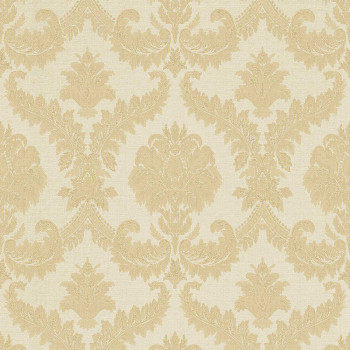 Gold-beige non-woven baroque wallpaper, 33332, Tradizioni, Cristiana Masi by Parato