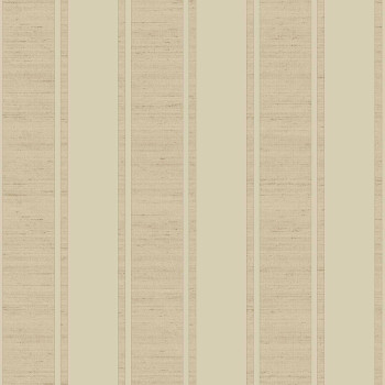 Beige non-woven striped wallpaper, 33363, Tradizioni, Cristiana Masi by Parato