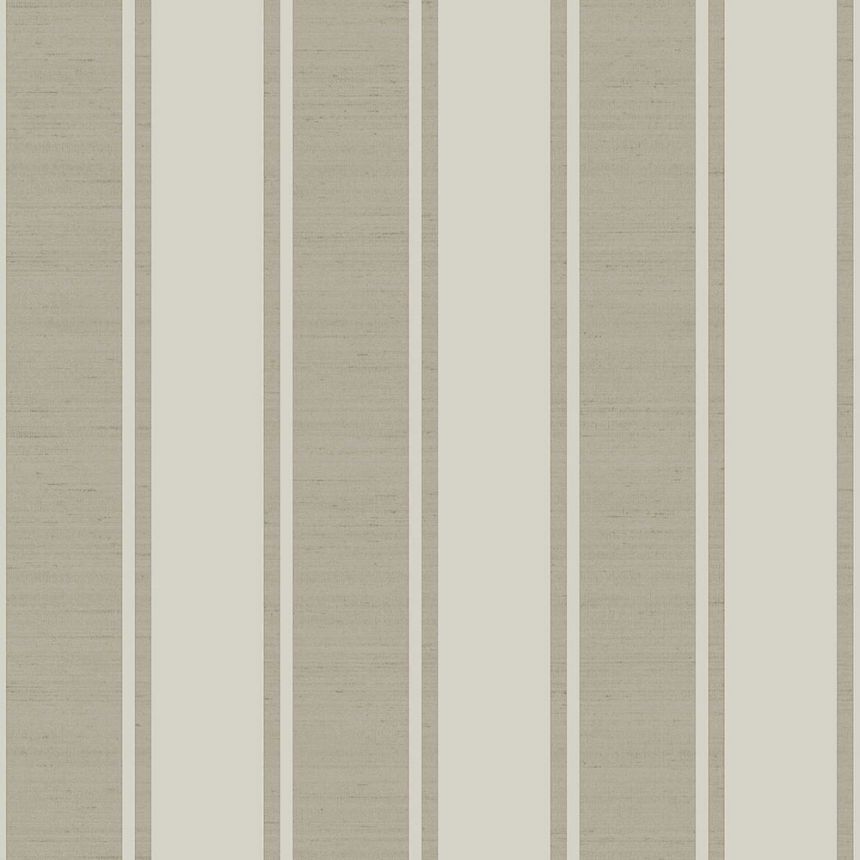 Brown-beige non-woven striped wallpaper, 33366, Tradizioni, Cristiana Masi by Parato