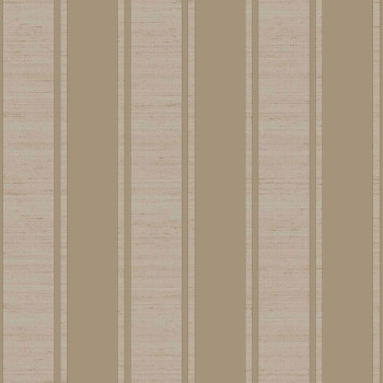 Sand color non-woven striped wallpaper, 33367, Tradizioni, Cristiana Masi by Parato