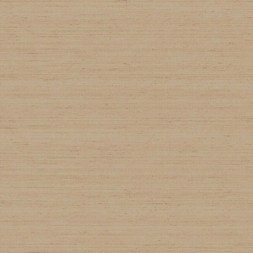 Brown non-woven wallpaper, fabric imitation, 33384, Tradizioni, Cristiana Masi by Parato