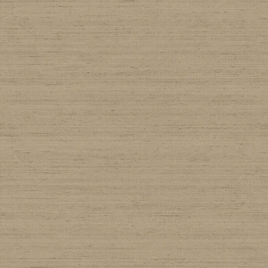 Brown non-woven wallpaper, fabric imitation, 33394, Tradizioni, Cristiana Masi by Parato