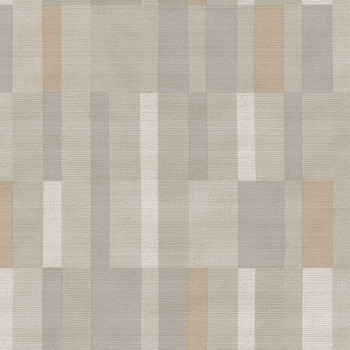 Beige-gray geometric wallpaper, 43832, Terra, Cristiana Masi by Parato