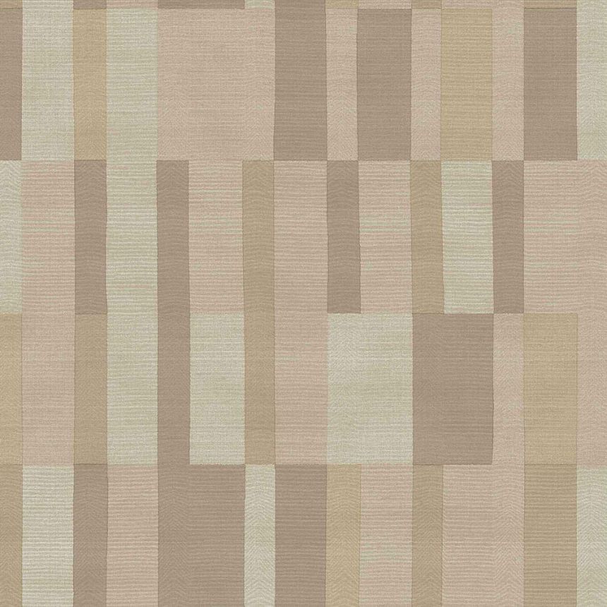 Beige eometric wallpaper, 43833, Terra, Cristiana Masi by Parato