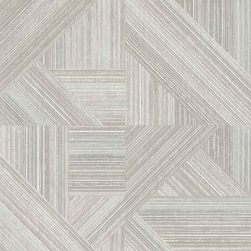 Gray-ream geometric wallpaper, 43841, Terra, Cristiana Masi by Parato