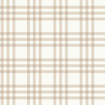 Beige-white wallpaper, checkered, 17153, MiniMe, Cristiana Masi by Parato