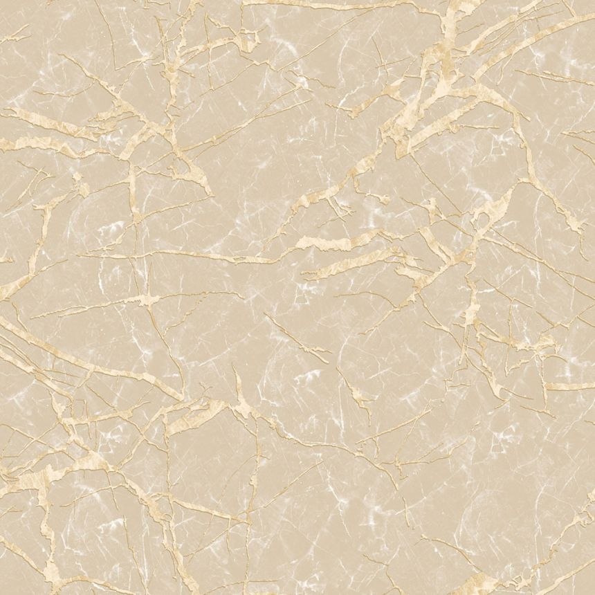 Luxury beige-gold wallpaper, marble imitation, Z34919, Elie Saab 2