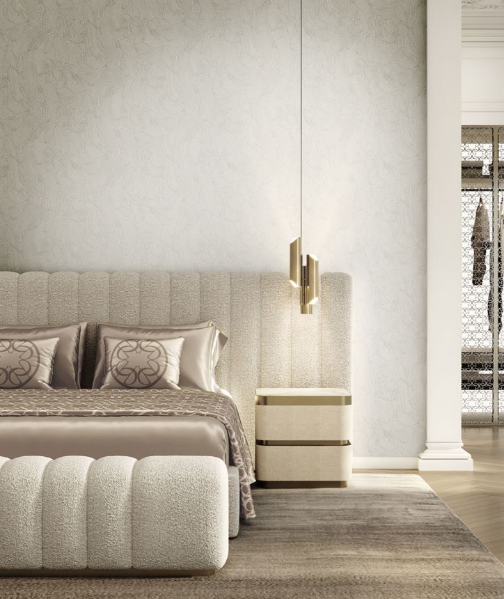 Luxury beige wallpaper, stucco plaster, Z34930, Elie Saab 2