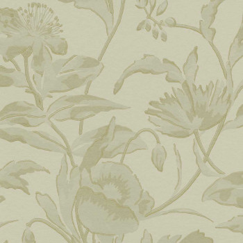 Green-gold floral non-woven wallpaper, 340133, Gilded, Eijffinger