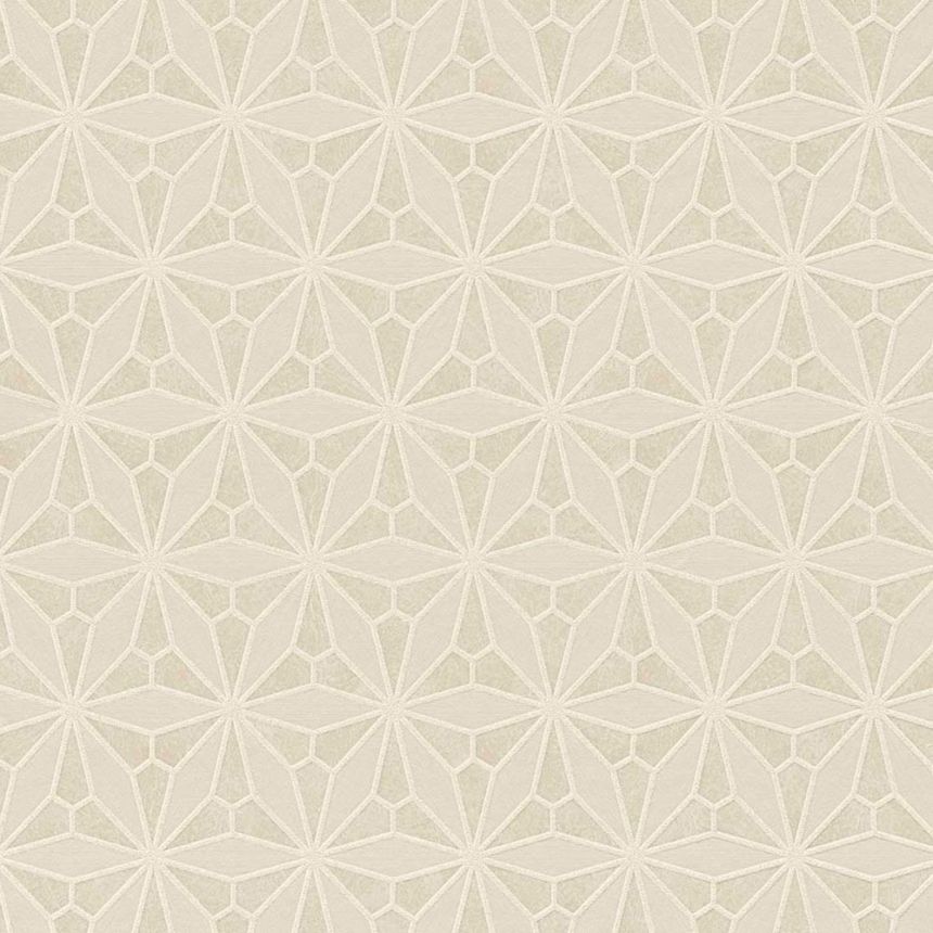 Cream non-woven floral wallpaper, 340140, Gilded, Eijffinger