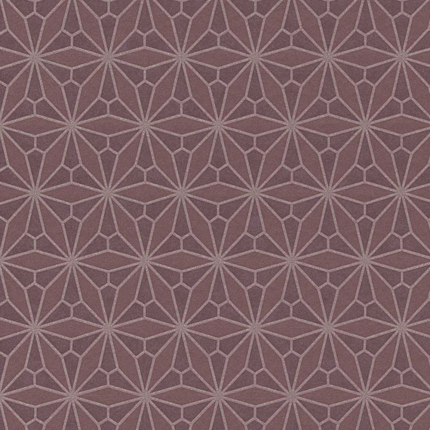 Purple non-woven floral wallpaper, 340146, Gilded, Eijffinger