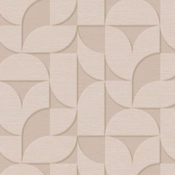 Beige geometric retro wallpaper, 333610, Revive, Eijffinger