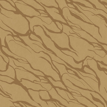 Ochre-gold non-woven wallpaper, 333641, Revive, Eijffinger