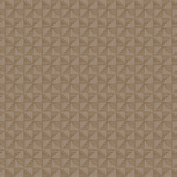 Brown geometric retro wallpaper, 333658, Revive, Eijffinger