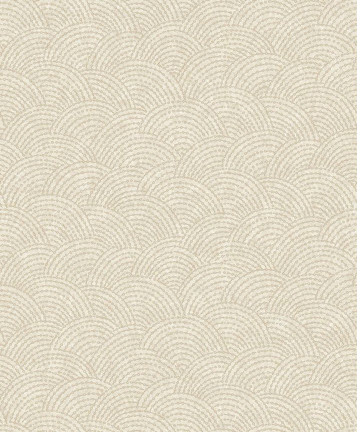 Beige geometric non-woven wallpaper BZ3315, Belize, Grandeco