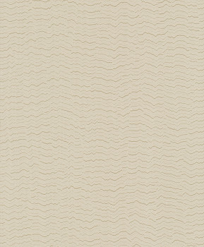 Beige non-woven wallpaper, waves, BZ3405, Belize, Grandeco