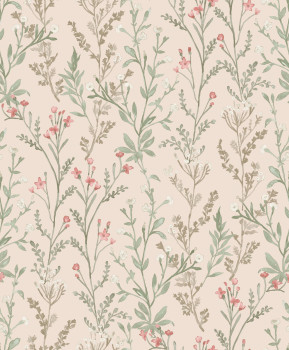 Non-woven wallpaper, pink, flowers, PH3210, Perfect Harmony, Grandeco