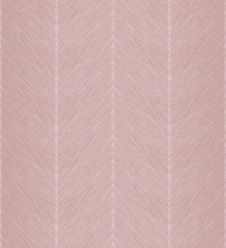 Pink non-woven wallpaper, zig zag pattern, M1803-2, Mika,  ICH Wallcoverings