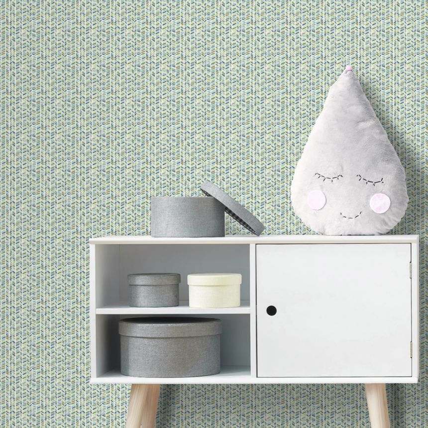 Geometric non-woven wallpaper, MG56693, Mika,  ICH Wallcoverings