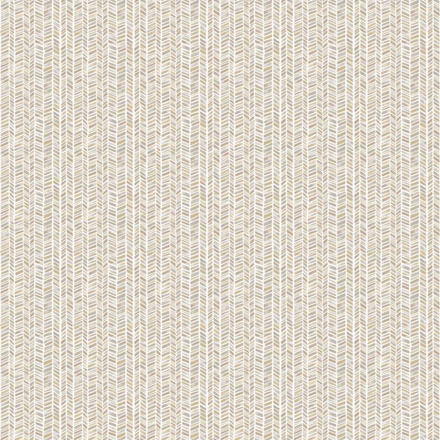 Beige geometric non-woven wallpaper, MG56694, Mika,  ICH Wallcoverings