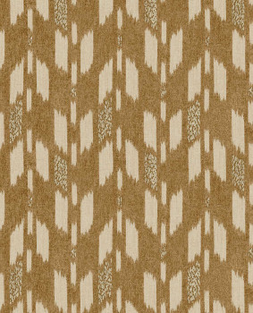 Non-woven wallpaper, brown-beige,  fabric imitation, 340241, Solange, Eijffinger