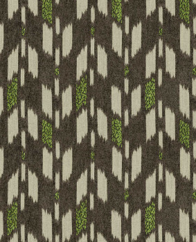 Non-woven wallpaper, black,  fabric imitation, 340244, Solange, Eijffinger