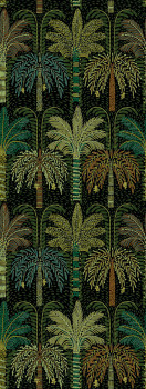 Non-woven wall mural, green, palm trees, 340291, Solange, Eijffinger