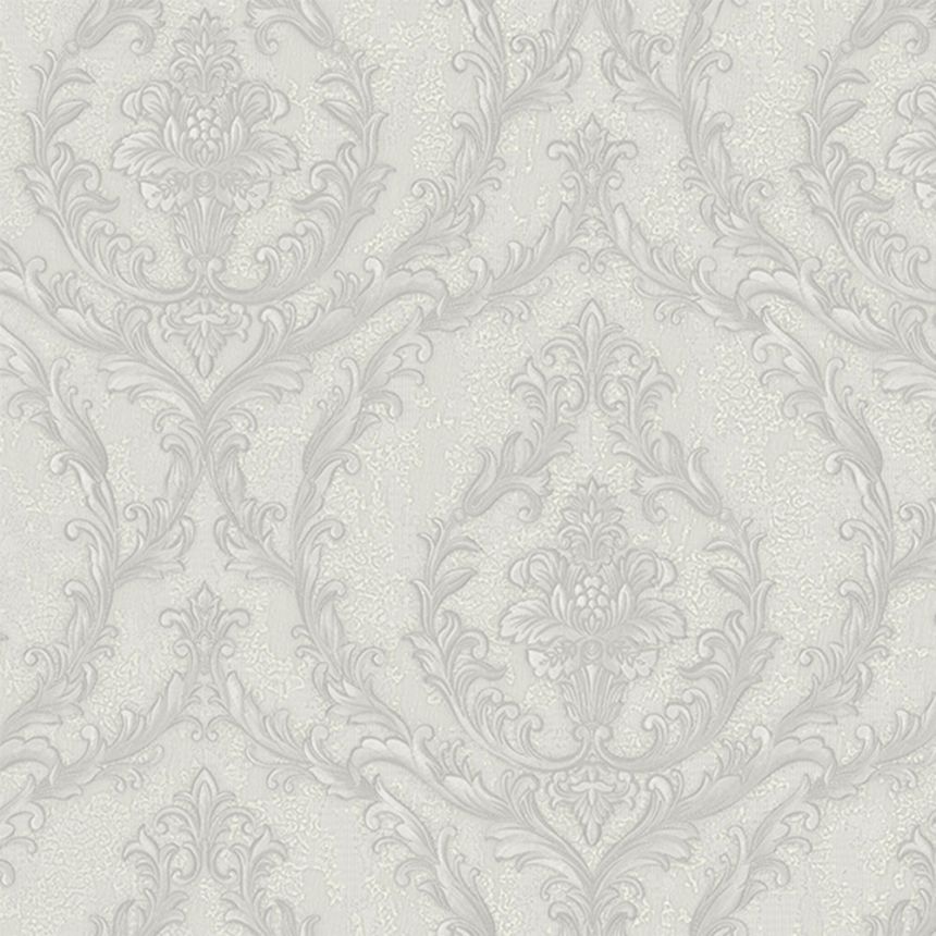 Baroque non-woven wallpaper, gray, 1401-3, Dante, AdaWall