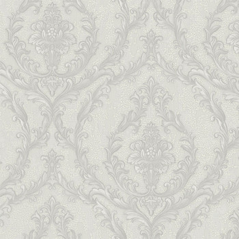 Baroque non-woven wallpaper, gray, 1401-3, Dante, AdaWall