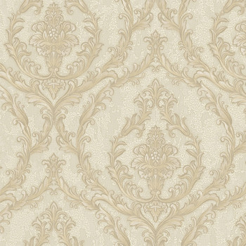 Baroque non-woven wallpaper, beige, 1401-4, Dante, AdaWall