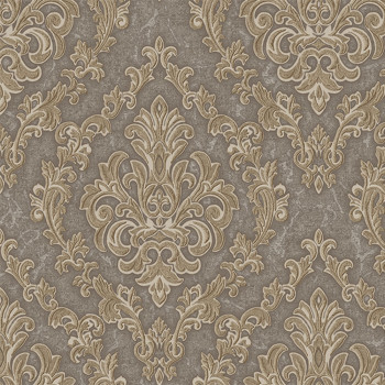 Baroque non-woven wallpaper, brown, 1405-4, Dante, AdaWall
