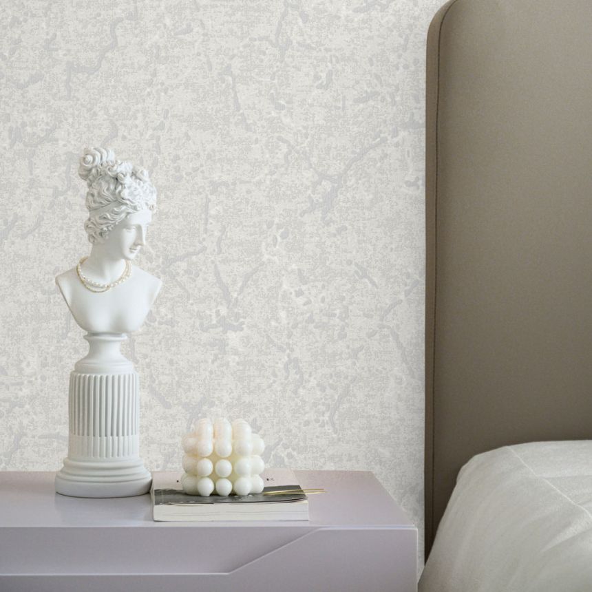 Non-woven wallpaper, gray, stucco, 1406-2, Dante, AdaWall