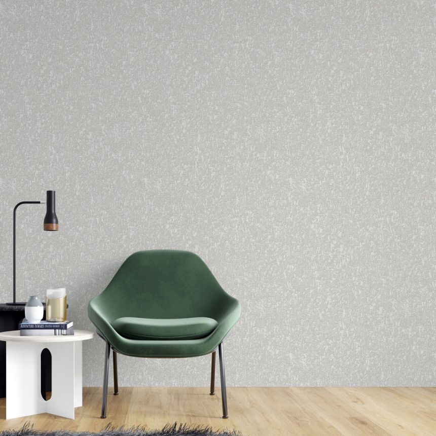Non-woven wallpaper, gray, stucco, 1408-3, Dante, AdaWall