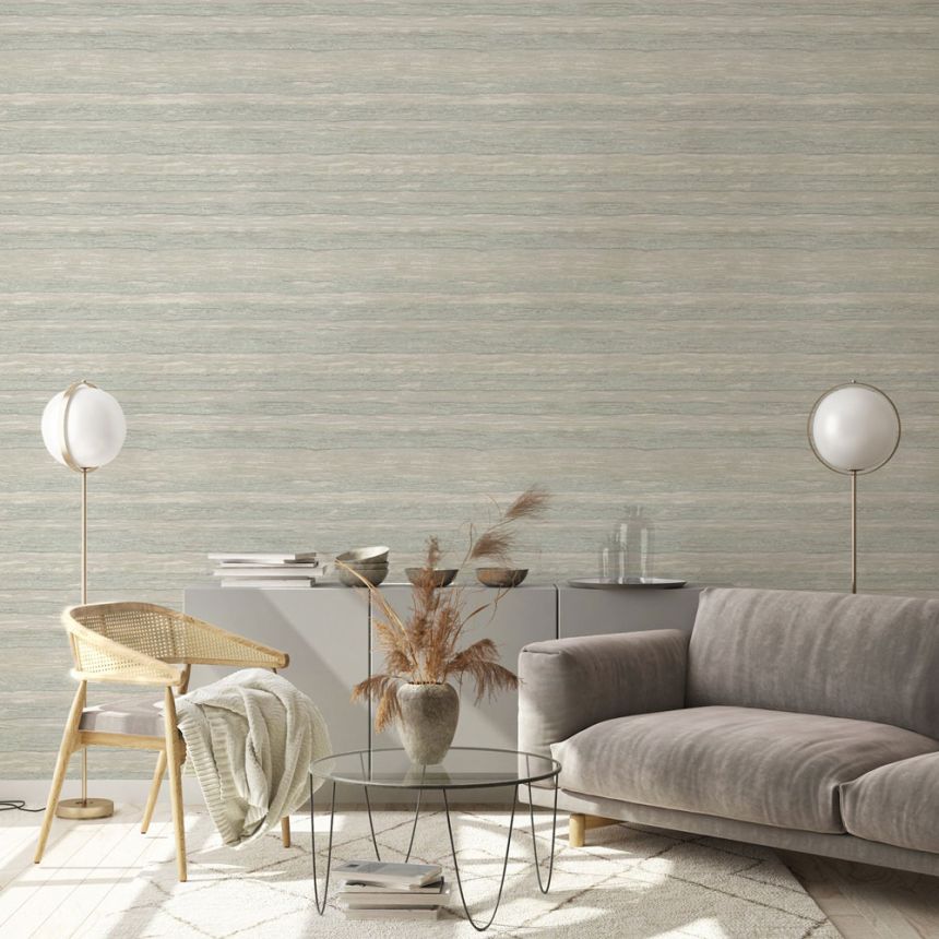 Non-woven wallpaper, zelená, stripes, 1506-2, Vera, AdaWall
